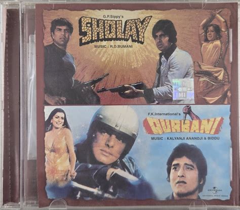 R.D. Burman, Kalyanji Anandji, Biddu - Sholay / Qurbani (CD) – MusicCircle
