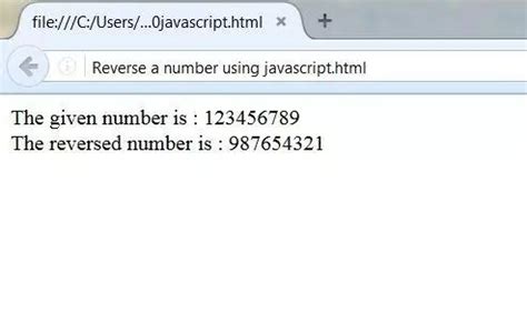 Image result for JavaScript Function to Reverse a Number