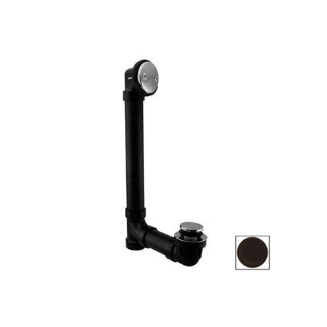 Westbrass Oil Rubbed Bronze ABS Tip Toe Bathtub Waste and Overflow at ...