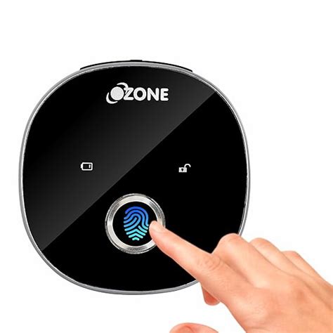 Ozone Fingerprint Lock Compact Round and Handy, Access, RFID Locking S