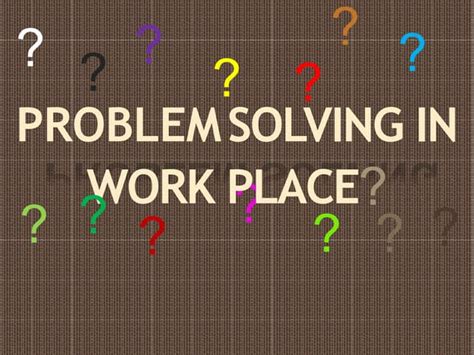 Image result for Work Place Problems and Solutions