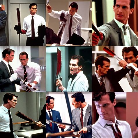 a still from american psycho ( 2 0 0 0 ) of patrick | Stable Diffusion