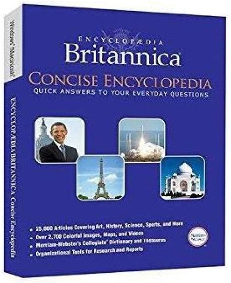 Encyclopaedia Britannica 2013 Concise Encyclopedia Quick Answers to ...