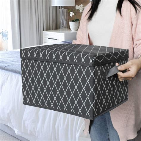 Buy VERONLY Foldable Storage Box with Lids,Large Fabric Storage Toy ...