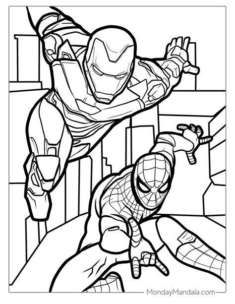 Iron Man Colouring Pages Printable - Printable Sight Words List