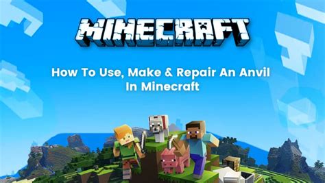 Image result for Minecraft How to Repair Using Anvil