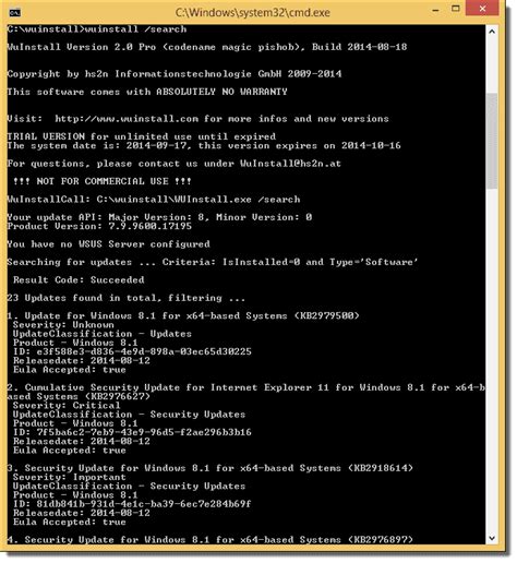 Image result for Windows Patch Update Command