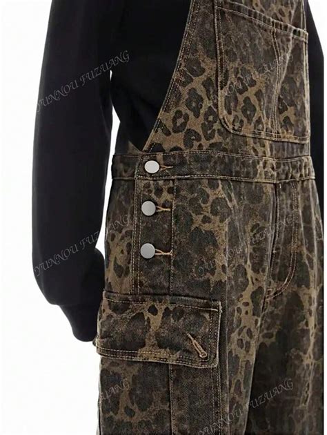 New Fashionable Leopard Print Casual Elegant Cute Button Design ...