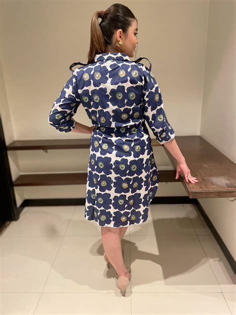 Aqua Shirt Dress – Jorasa India