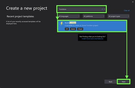 Image result for Install Azure Functions Core Visual Studio