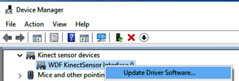 Image result for How to Kinect V2 Driver Update