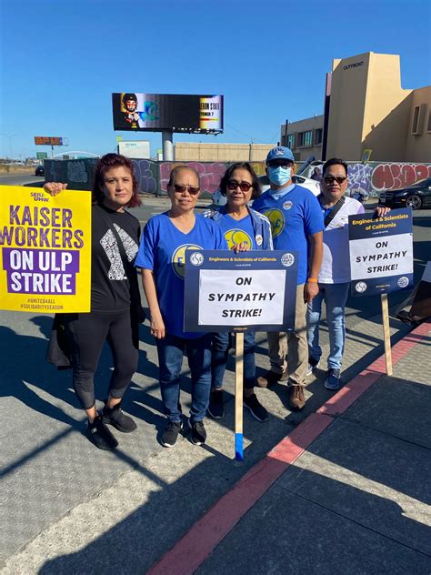 Kaiser Sympathy Strike Updates | Engineers and Scientists of California ...