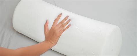 MY ARMOR Memory Foam Orthopedic Medium Size Bolster Bed Pillows for ...