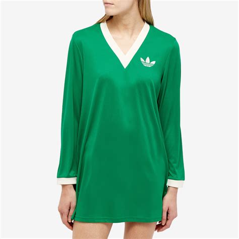Adidas Adicolor 70s Cali T-Shirt Dress Green | END.