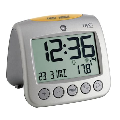 Buy TFA Dostmann SONIO 60.2514 Radio-Controlled Alarm Clock with ...