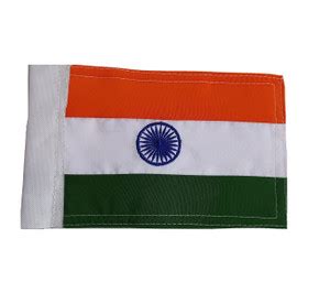 FLASHFULL INDIAN NATIONAL FLAG FOR CAR BONNET COTTON FLAG Double Sided ...