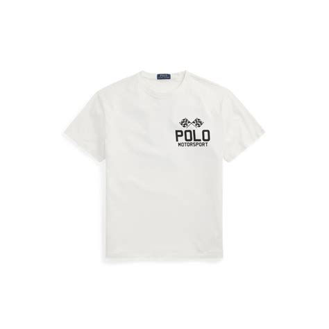 Classic Fit Slub Jersey Graphic T-Shirt for Men | Ralph Lauren® IN