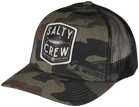 Salty Crew Fishery Retro Trucker Hat - Camo