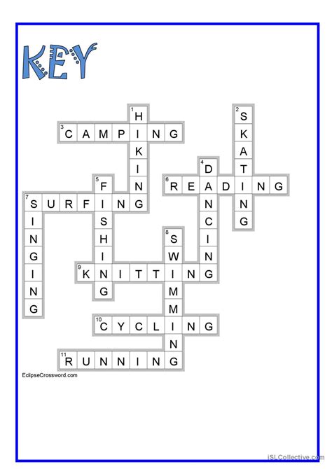 Hobbies ESL Worksheet 的图像结果