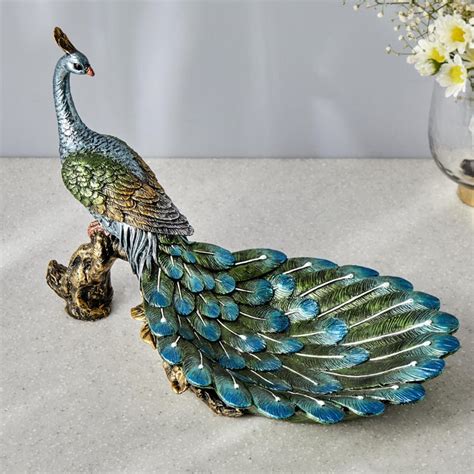 Buy Mayur Polyresin Peacock Decorative Platter from Home Centre at just ...