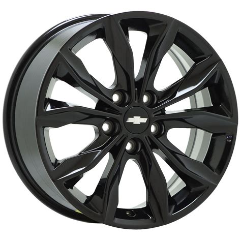 17" Chevrolet Malibu Gloss Black wheels rims Factory OEM set 5894 EXCH – The Wheel Exchange