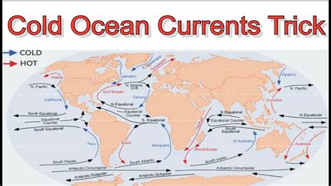 Cold Ocean Current World Map 的图像结果