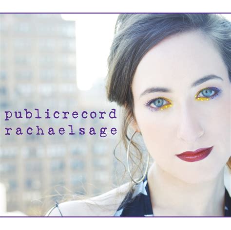 Public Record: Rachael Sage, Rachael Sage, Allison Cornell, Richard ...