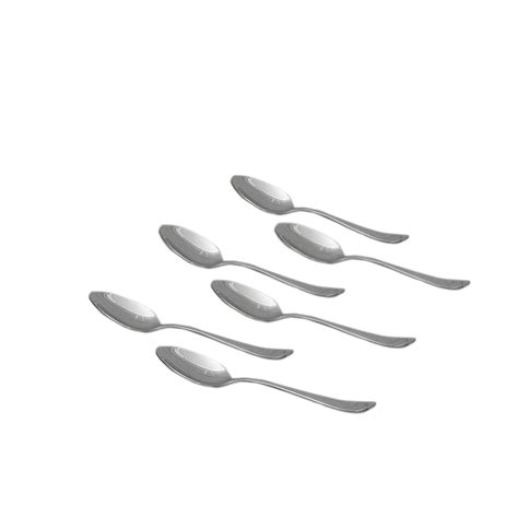 Buy Home Centre Glister Rosemary Stainless Steel Baby Spoon - Set of 6 ...