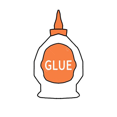 Glue Clipart PNG Images, Orange Glue Glue Clip Art, Glue Stick Clipart ...