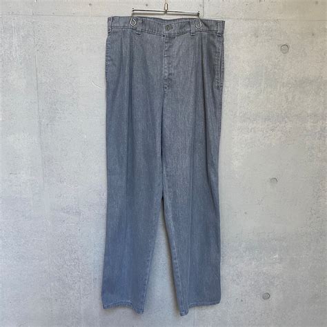 90's "Dockers" Denim Tuck Pant's | Pigsty Harajuku