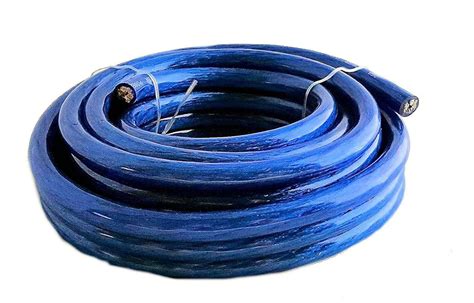 IMC Audio 8 Gauge CCA Power Ground Wire Cable (10ft Blue) Battery Cable ...