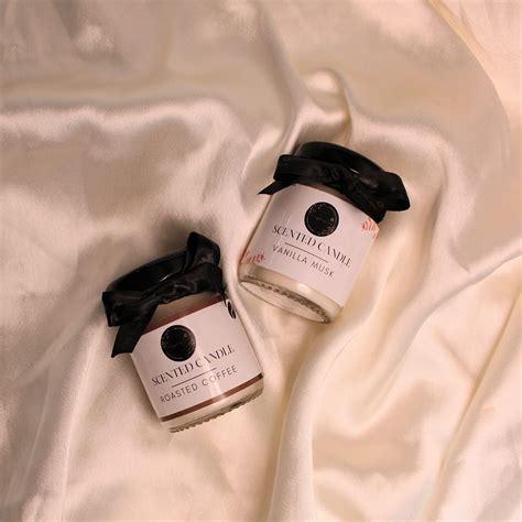 Wrapped up Love Soy Wax Mini Scented Candles Pack of 2 (Roasted Coffee ...