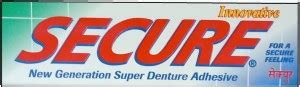 SECURE Denture Adhesive Cream Toothpaste - Buy Baby Care Products in ...