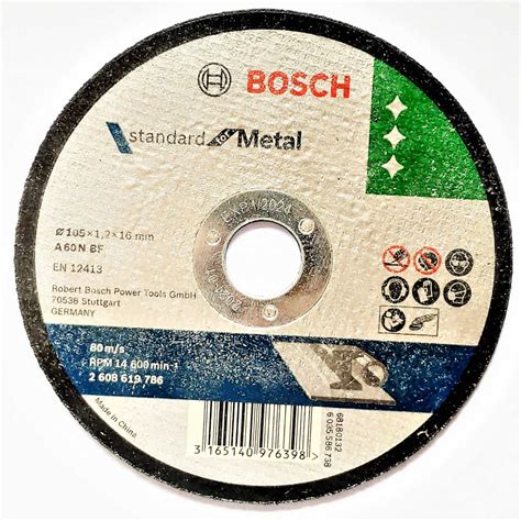 Bosch Metal cutting wheel disc 4" Buy Online – Hadeed Tools & Hardware