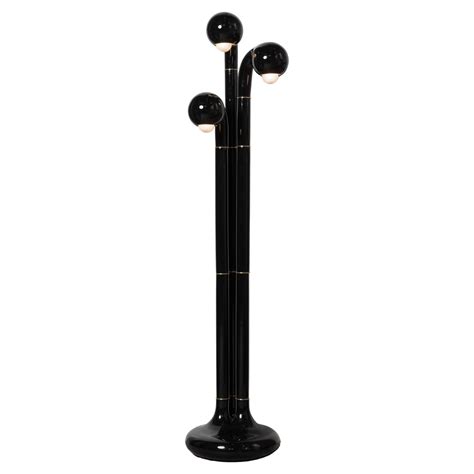 Entler Ceramic Three-Globe Floor Lamp Large For Sale at 1stDibs