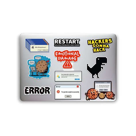 STICK IT UP – Error Sticker Packs [50 sticker] – High-Quality Sticker ...