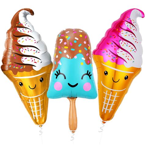 Katchon Giant Ice Cream Balloons 39 Inch Pack Of 3 | Desertcart INDIA
