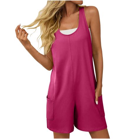 Hot Pink Shorts for Women Summer Fall Spandex Loose Fit Track Gym ...