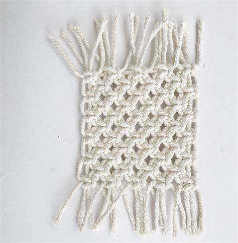 Image result for Macrame Coaster Free Tutorial