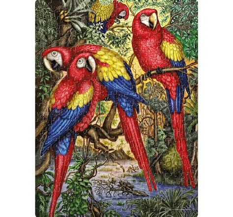 Buy Frank Macaw Parrots Puzzle 500 Pieces, 10 online at Hamleys ...