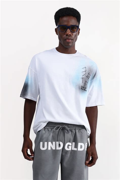 ABSTRACT PRINT OVERSIZED T-SHIRT – The Collection