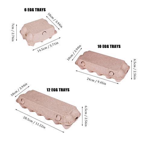 Paper Pulp Egg Storage Trays Egg Storage Cases Box... – Grandado
