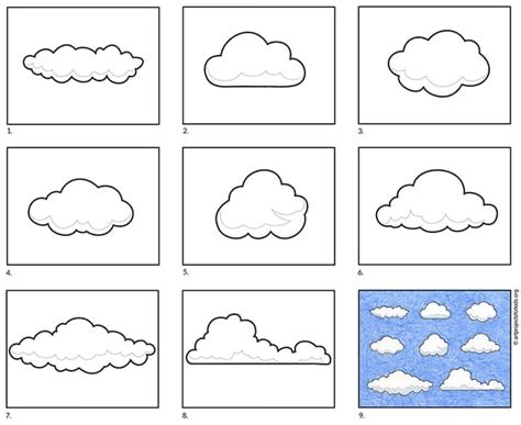 How To Draw A Simple Cloud » Matchhandle