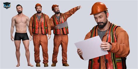 Image result for Construction Worker Model
