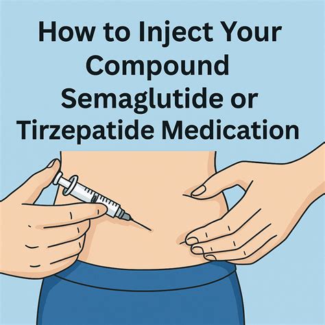 Step-by-Step Guide to Injecting Semaglutide or Tirzepatide