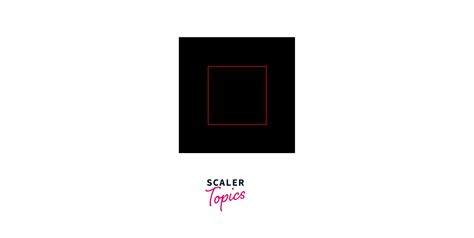 OpenCV cv2.rectangle() method - Scaler Topics