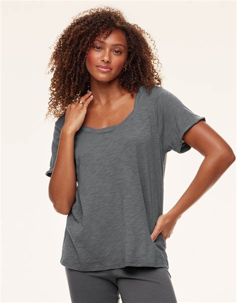Gabriella Dark Gray T Shirt, S-M | Adore Me