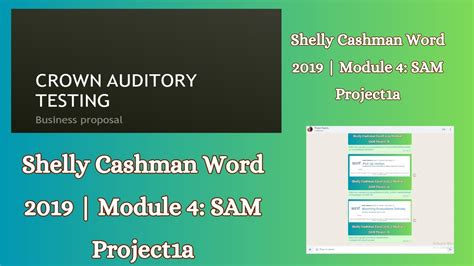 Image result for Word Module 4 Sam Project B