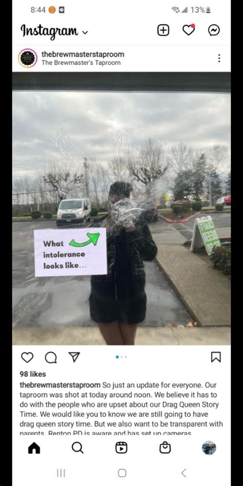 Follow-up to the anti-lgbtq drag show protest at The Brewmaster Taproom ...