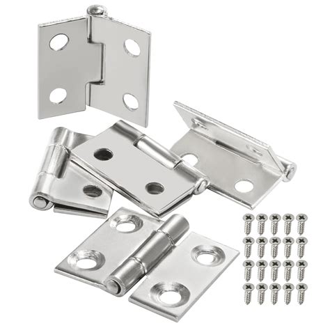 Adyoney 20Pcs Stainless Steel Flat Hinges, 1 inch, Size 25x28x4.8mm ...